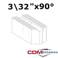 Кулачок сырой 3/32"x90° паз 25.5 мм для патрона AUTOBLOK 400мм (15")