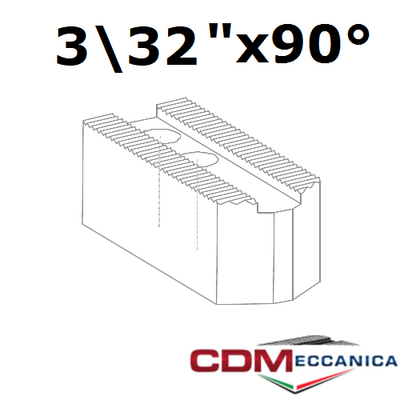 Кулачок сырой 3/32"x90° паз 25.5 мм для патрона AUTOBLOK 500мм (18")